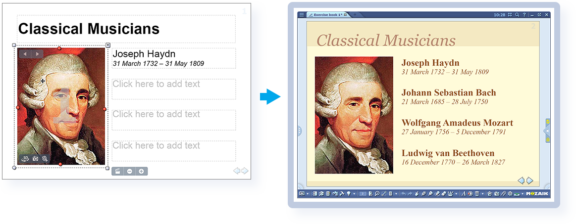 Анимацияланган шаблондор