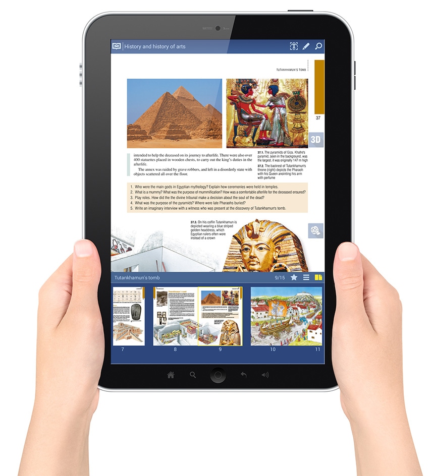 Search, make notes, work