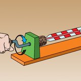 При вращении пробки происходит повышение её температуры