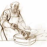 Внутренняя энергия воды растёт, а энергия железа падает, но величина изменений из энергии одинакова