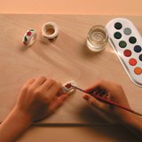 Изготовление салфеточного кольца из солёного теста для лепки – шаг 3