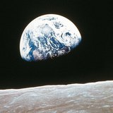 View of Earth from the Moon