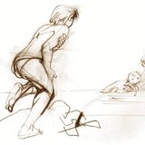 The evaporating liquid cools the body