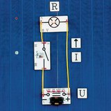 Схема электрической цепи с условными обозначениями и физическими параметрами