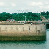 A tidal power station in France