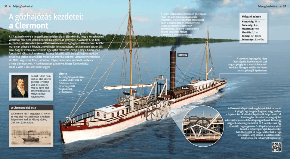 Начало пароходства: „Клермонт“