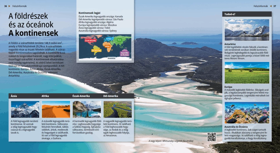 Части света и океаны. Континенты